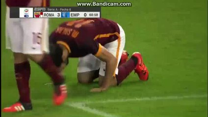 All Goals & Highlights - AS Roma 3 - 1 Empoli - Serie A 17.10.2015