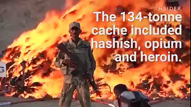 Pakistan Anti Narcotic Force (ANF) burns 2 billion USD worth Drugs