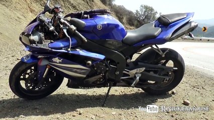The Mulholland Snake - Yamaha R1 Crash #82-K6YU8gpV8rY