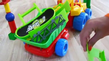 Les jouets du Petit Monde TV   Voiture et Tracteur   Dessin animé en français