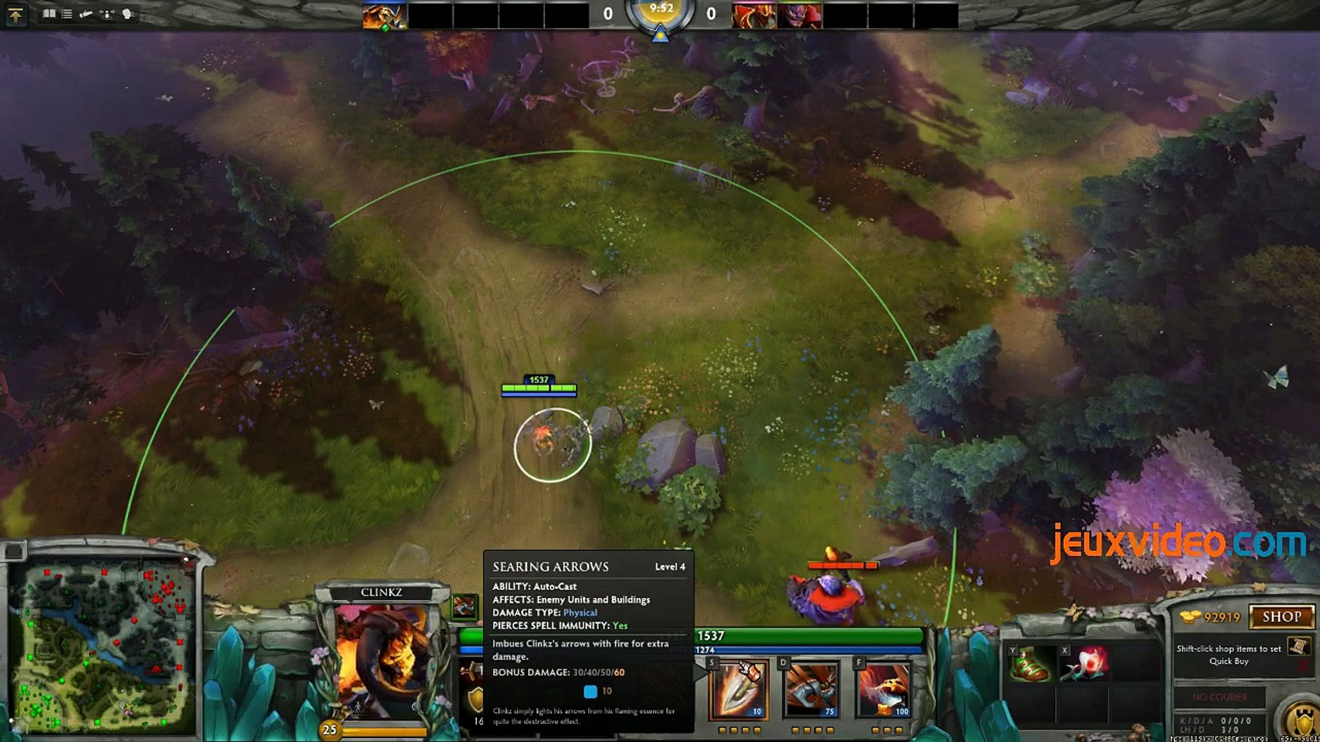 Dota2 Clinkz Gameplay 1