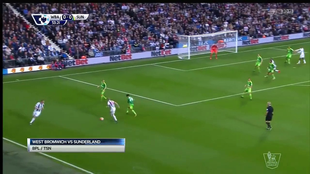 Saido Berahino GOAL | WBA 1 - 0 Sunderland