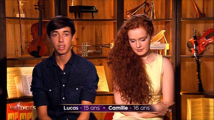 Camille et Lucas, heureux de leur expérience "Prodiges"