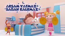 Akşam Yatmaz, Sabah Kalkmaz - Çocuklar İçin Eğitici, Eğlenceli Türkçe Çizgi Film # 07 (1)