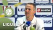 Conférence de presse FC Sochaux-Montbéliard - Tours FC (0-0) : Albert CARTIER (FCSM) - Marco SIMONE (TOURS) - 2015/2016