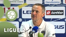 Conférence de presse FC Sochaux-Montbéliard - Tours FC (0-0) : Albert CARTIER (FCSM) - Marco SIMONE (TOURS) - 2015/2016