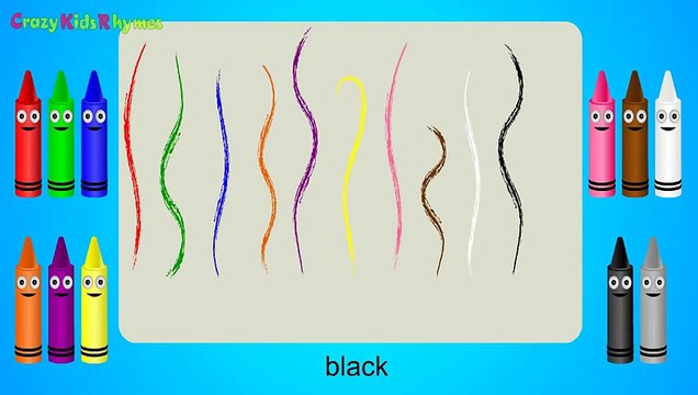 Colors for Children and Kids _ Learn Nursery Basic Color Names with Pencils _ Kids Learnin