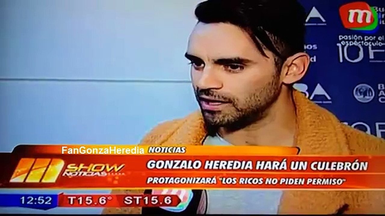 Gonzalo Heredia protagonizará "Los Ricos no piden permiso"