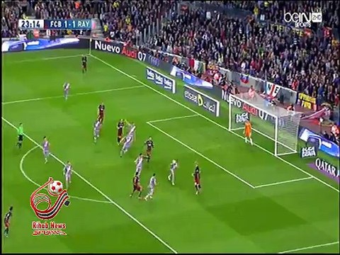 الحكم يلغي هدف برشلونة الثاني بداعي التسلل