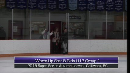 Super Series Autumn Leaves - Rink 2- STAR 5 Girls U13 Gr. 1 & 2