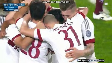 Carlos Bacca Amazing Goal Torino 0-1 Ac Milan - Serie A - 17.10.2015 HD