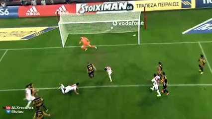 Olympiakos Piraeus	vs	AEK 4-0 All Goals and Highlights 2015