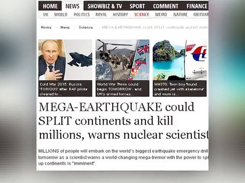 MEGA-EARTHQUAKE could SPLIT continents and kill millions, warns nuclear scientist