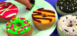 Donut Play-Doh Surprise Eggs Minnie Mouse Hello Kitty Thomas Tank Engine Shopkins Desserts FluffyJet