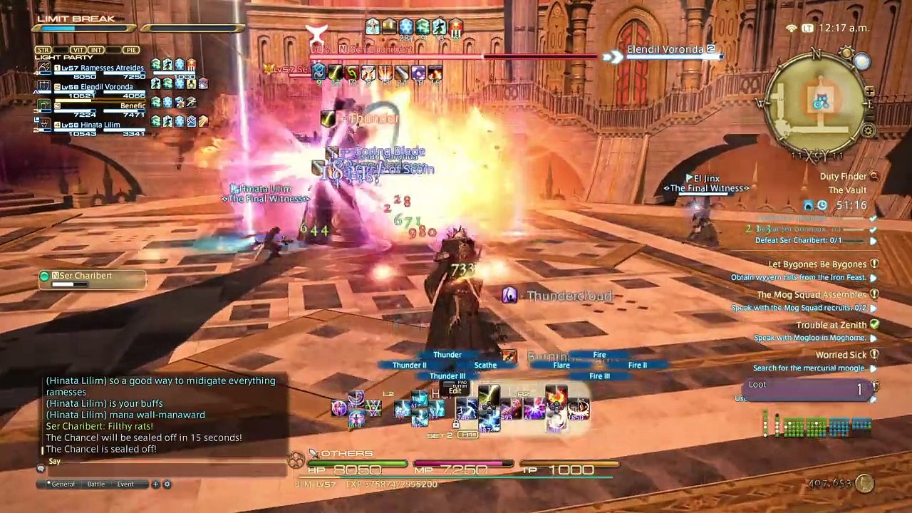 FINAL FANTASY XIV PS4 Videos: Haurchefant Fortemps' sacrifice