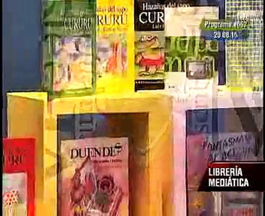 652 La Librería Mediática Isabel De los Ríos, Luiz Carlos Neves y Marialcira Matute en VTV