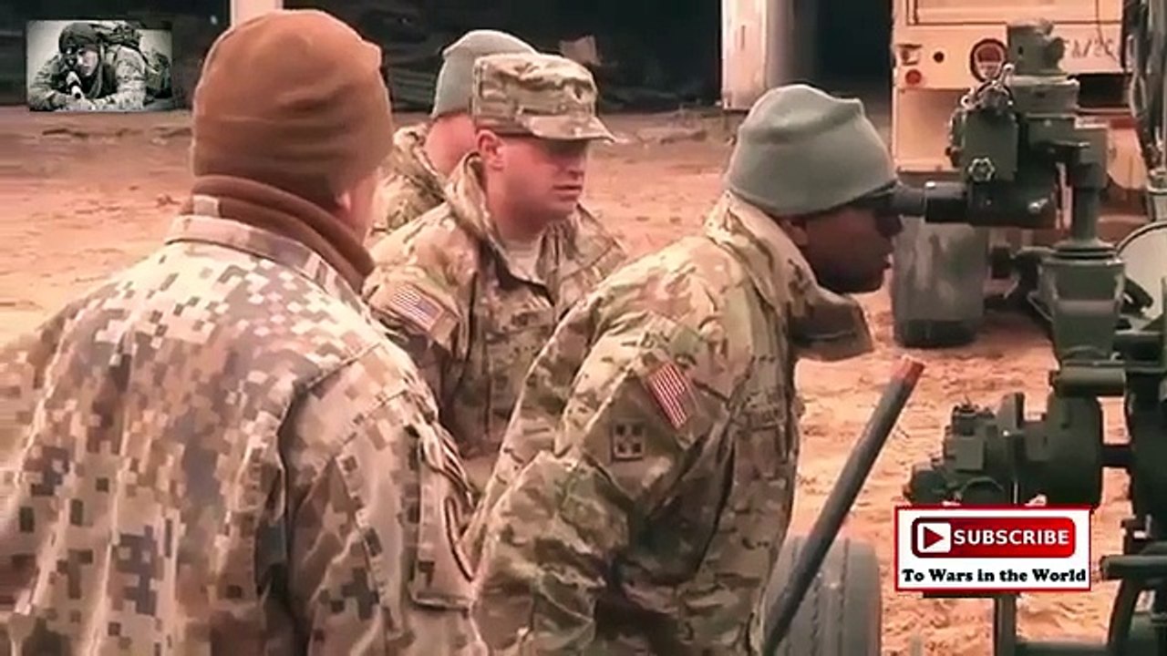 U S Dragoons Train Latvian Soldiers • M 777 Howitzer