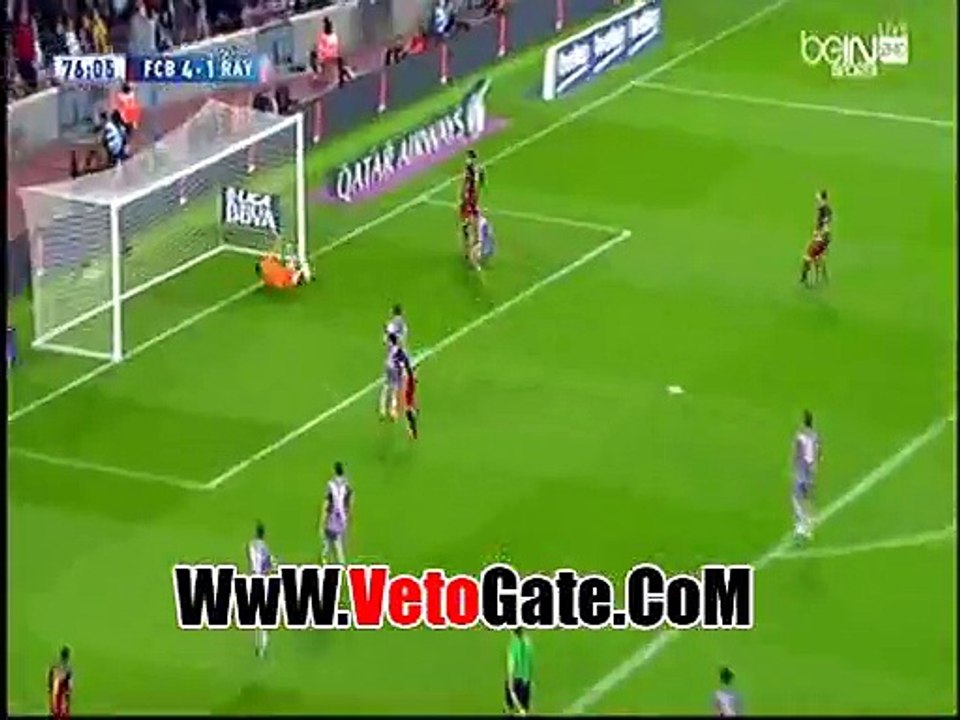 "سواريز"يتقدم بالهدف الخامس برشلونه فى رايو فاليكانو