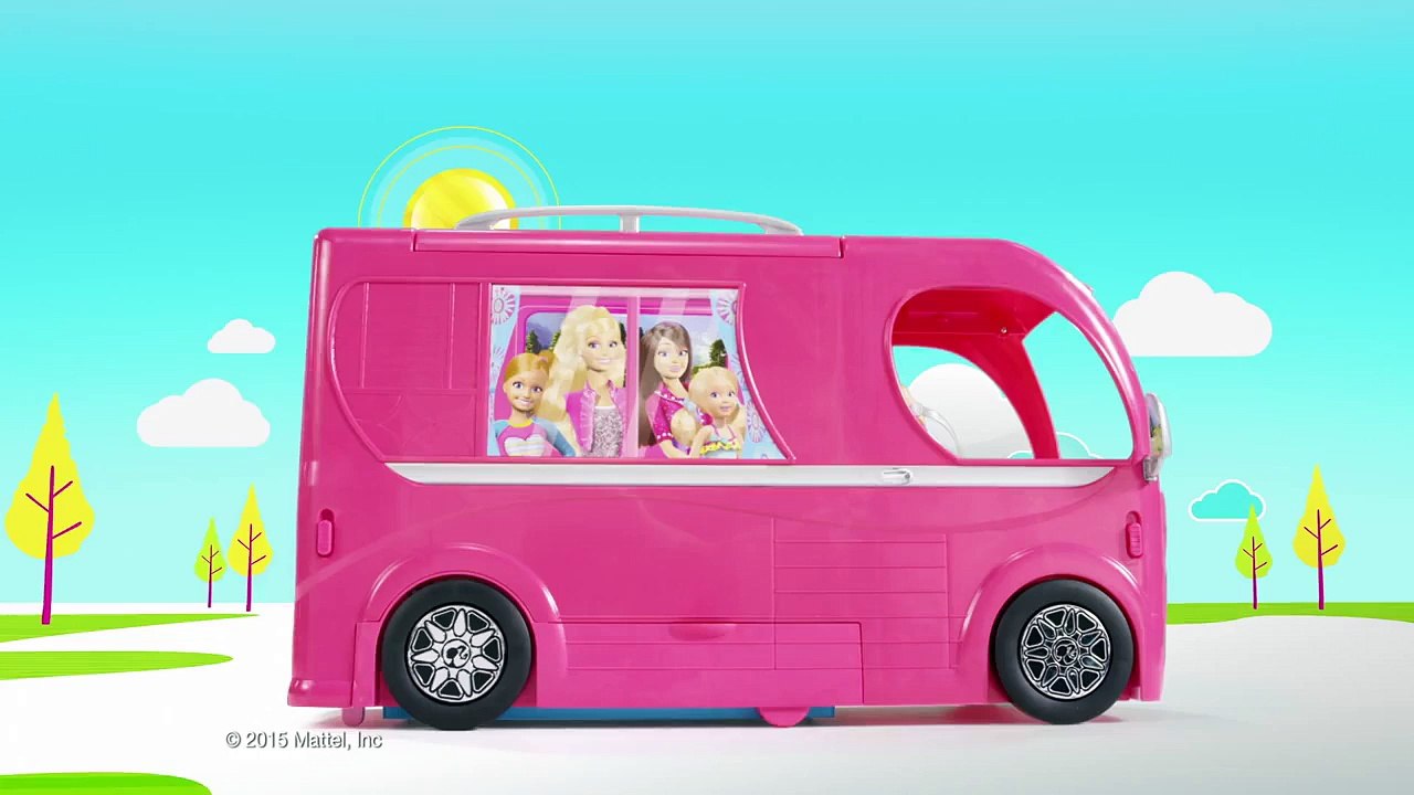 barbie camping car equestre