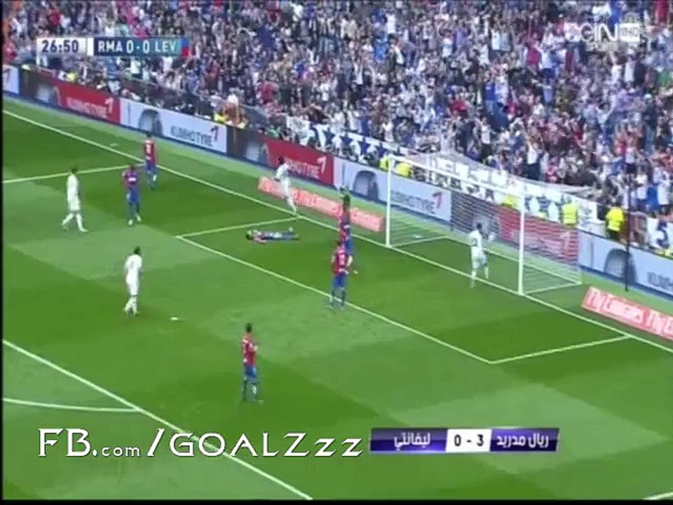 اهداف  ريال مدريد 3-0 ليفانتي (الدوري الإسباني)