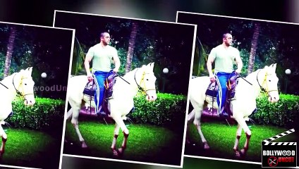 Watch Salman Khan Riding HORSE At His Farm House