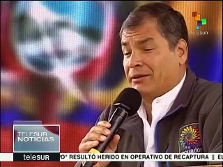 Correa felicita a Evo por sacar a Bolivia de las cenizas