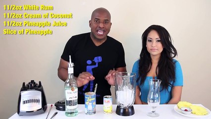 How to make the best PIÑA COLADA! Tipsy Bartender