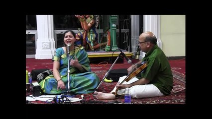 HINDU TEMPLE OF GREATER CHICAGO: EKANTHA SEVA CONCERT: SARADA KARTHIK: THYAGARAJA: KADDANUVARIKI"