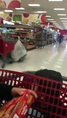 Porn playing over the intercom at target in Campbell California