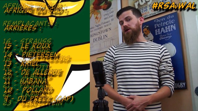 #RSAvWAL (Afrique du Sud - Pays de Galles) - Box Kick - Looking For Rugby