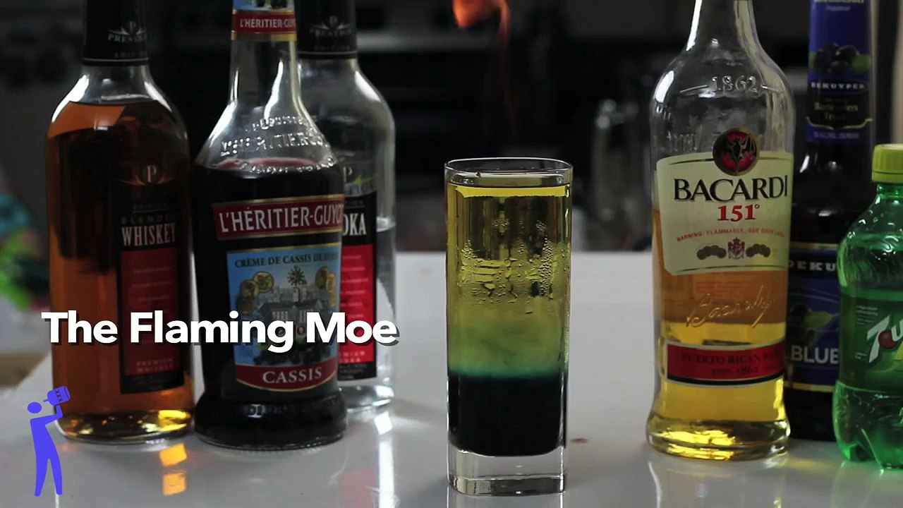 The Flaming Moe Cocktail Tipsy Bartender