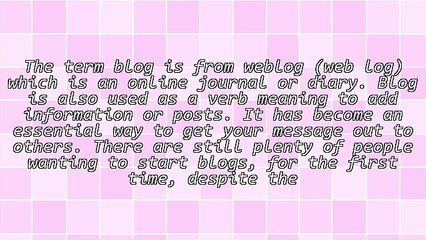 4 Tips for Beginning Bloggers