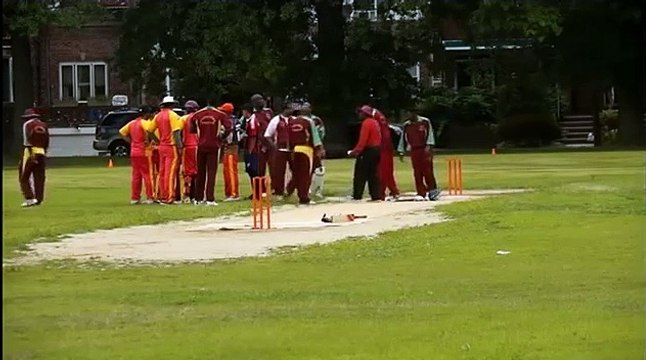 Former Young West Indies fast bowler Dawnley Grant Hostile Spell 8.2.2014