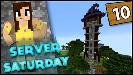 WITCH TOWER!  - Minecraft SMP: Server Saturday - Ep 10  -