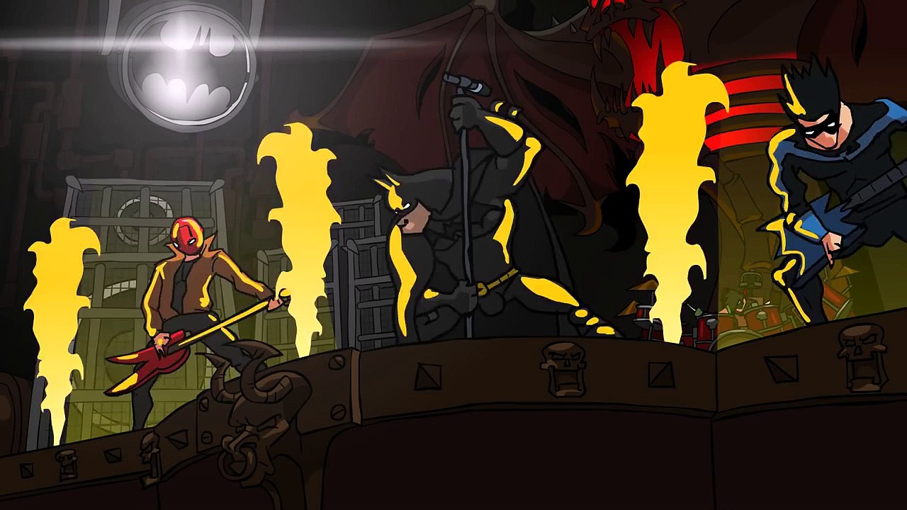 Watch Batman Go Death Metal In This Hilarious "BATMETAL" Music Video