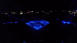 Mira Mesa High School Homecoming Laser Light Show 2015