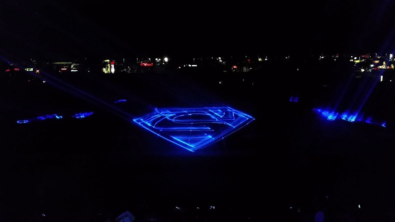 Mira Mesa High School Homecoming Laser Light Show 2015