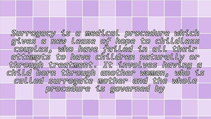 Benefits and Overview of Surrogacy in India