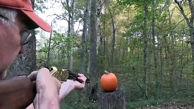 Pumpkin Carving with a Henry Rifle