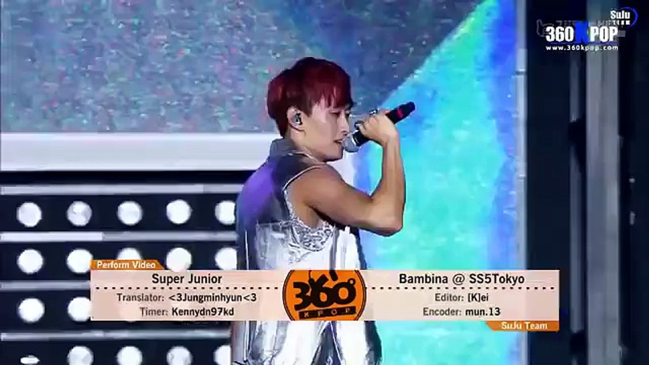 [SuJu Team@360kpop][Vietsub] Super Junior - Bambina @ SS5Tokyo
