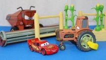 Disney Cars PRANKS Tractor Tipping Play-Doh Boot Prank by Frank on Lightning McQueen Mater