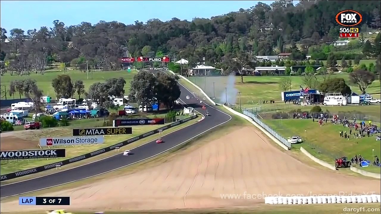 ✔ Damien Flack Huge Crash || Aussie Racing Cars Bathurst 2015 || Car Crash Damien Flack Ac