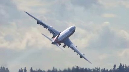 Devasa Uçak Yükselmekte Zorlandı