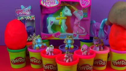 My Little Pony Surprise PLAY DOH Eggs Beautiful Horses マイリトルポニー 彩虹小�