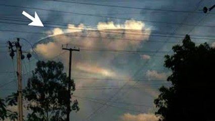 Massive UFO Disc Caught Over India?