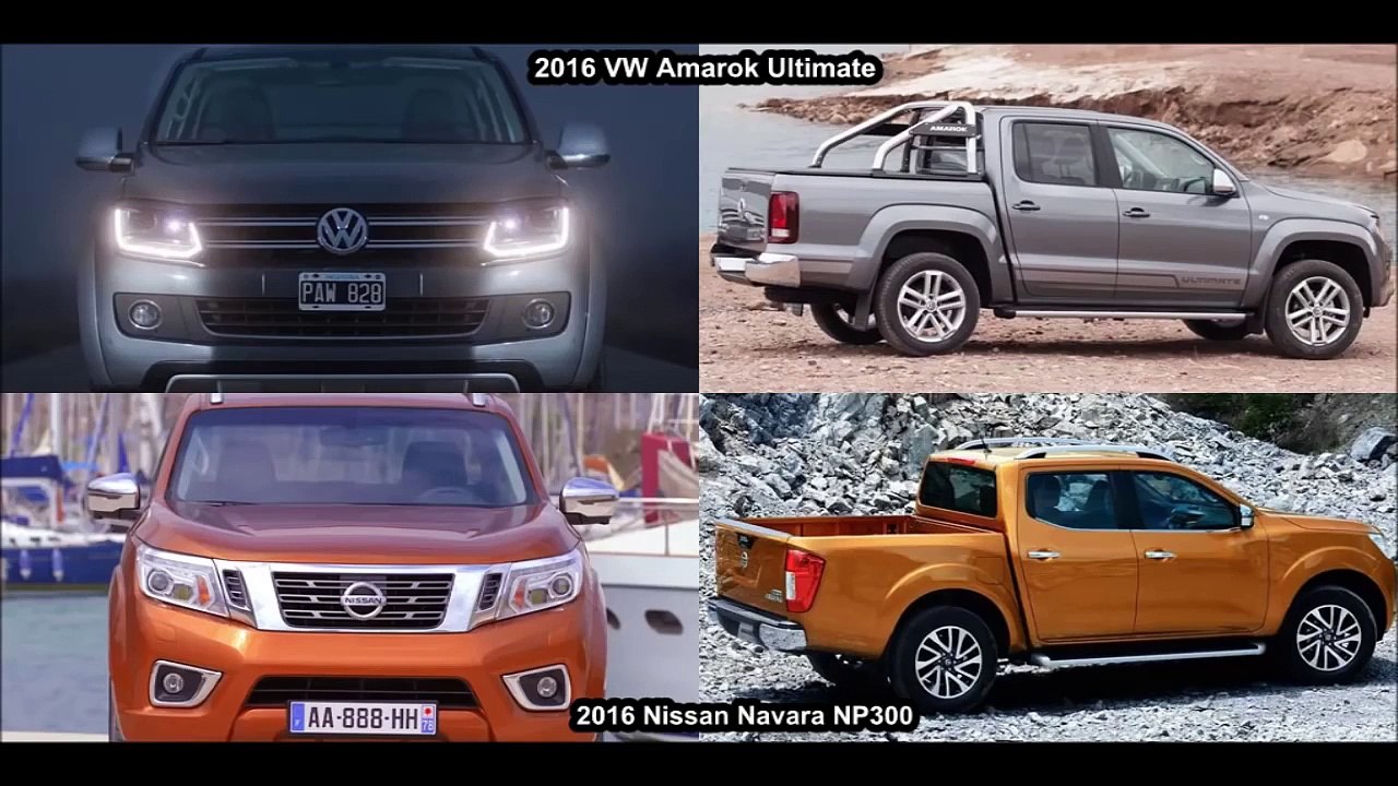 2016 Toyota HiLux Revo Vs 2016 VW Amarok Ultimate - DESIGN!