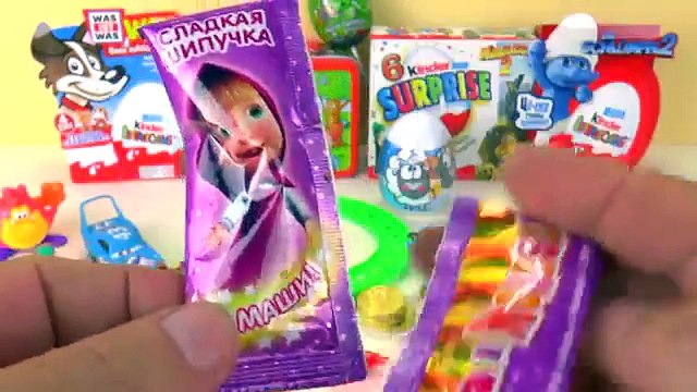 Kinder Surprise Eggs Unboxing Masha i Medved Tom and Jerry SURPRISE TOYS
