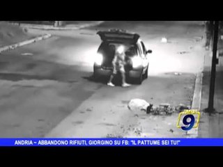 ANDRIA | Abbandono rifiuti, Giorgino su Fb: "Il pattume sei tu!"