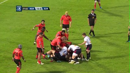 PRO D2 - Résumé Narbonne - Aurillac : 32-30 – J5 - Saison 2015/2016