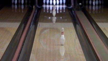 Amazing bowling trick shot